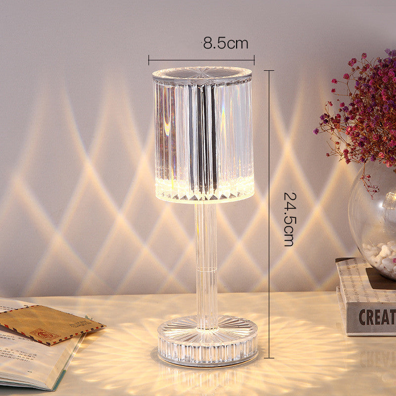 New Crystal Table Lamp Hotel Decoration Diamond Romantic Warm Led