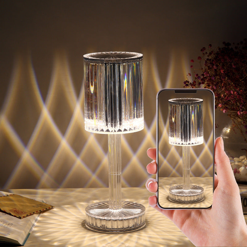 New Crystal Table Lamp Hotel Decoration Diamond Romantic Warm Led